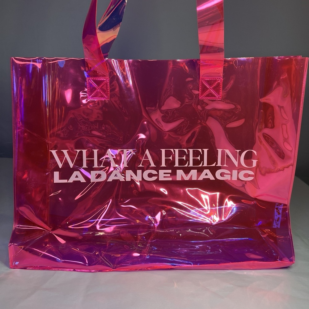LADM Dance‎ Magic Tote Bag Pink Shimmer Reflective Hologram LA Convention Comp